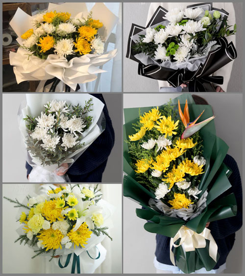 山西晋中平遥县襄垣乡桑城村白事花束代送